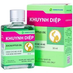 Dầu khuynh diệp Eucalyptus Oil Agimexpharm giúp giữ ấm dành cho mẹ và bé (30ml)