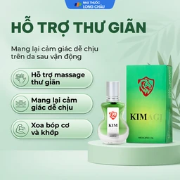 Dầu gió lăn Kimagi New Agimexpharm giúp giảm đau, giữ ấm (9ml) 2