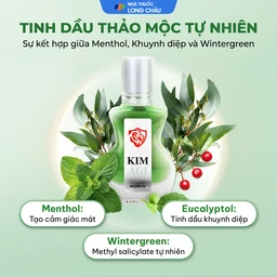 Dầu gió lăn Kimagi New Agimexpharm giúp giảm đau, giữ ấm (9ml) 3