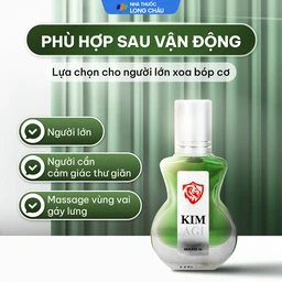 Dầu gió lăn Kimagi New Agimexpharm giúp giảm đau, giữ ấm (9ml) 4