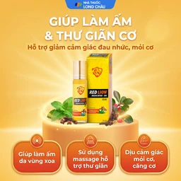 Dầu gió lăn Red Lion Medicated Oil Yellow Agimexpharm Peppermint Clove Bud (10ml) 2