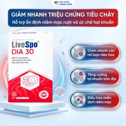 Bào tử lợi khuẩn cho người tiêu chảy cấp tính, rối loạn tiêu hoá Livespo DIA 30 (10 ống x 5ml) 4