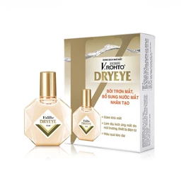 Nhỏ mắt V.Rohto Dryeye 13ml hỗ trợ bôi trơn mắt, bổ sung nước mắt nhân tạo