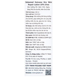 Sữa dưỡng ẩm Sebamed Extreme Dry Skin Repair Lotion 10% Urea cho da khô, viêm da cơ địa (200ml)