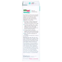 Dầu gội Sebamed Extreme Dry Skin 5% Urea giảm khô ngứa (200ml)