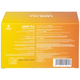Trà Gừng Sả Premium Ladophar (20 túi lọc x 2g)