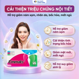 Viên hỗ trợ giảm nguy cơ lão hóa da Emmats TW3 (2 vỉ x 10 viên) 3