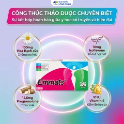 Viên hỗ trợ giảm nguy cơ lão hóa da Emmats TW3 (2 vỉ x 10 viên) 4