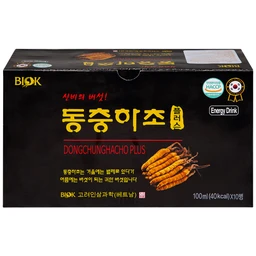 Nước Đông Trùng Hạ Thảo Dongchunghacho Plus Biok (10 chai x 100ml) 5