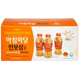 Nước Sâm Nguyên Củ Achimmadang Inbosam Biok Korea Root Drink (10 chai x 120ml)