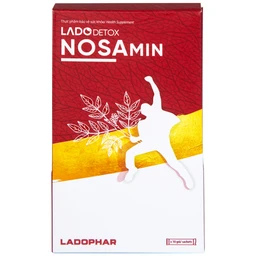 Nước uống hỗ trợ giải rượu, bảo vệ gan Ladodetox Nosamin Ladophar (10 gói x 15ml)