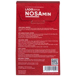 Nước uống hỗ trợ giải rượu, bảo vệ gan Ladodetox Nosamin Ladophar (10 gói x 15ml)