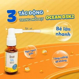 Siro giúp tăng cường hấp thu canxi Ocean D3K2 Orzax (20ml) 2