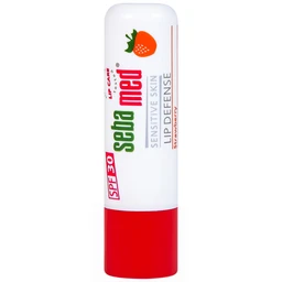 Son dưỡng môi hương dâu Sebamed Lip Defense dưỡng ẩm, chống khô nứt (4.8g)