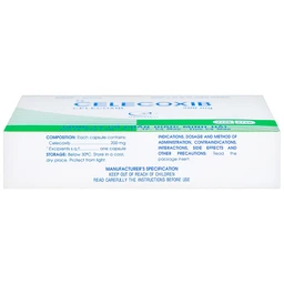 Thuốc Celecoxib 200mg Minh Hải điều trị thoái hóa khớp, viêm khớp dạng thấp (3 vỉ x 10 viên)