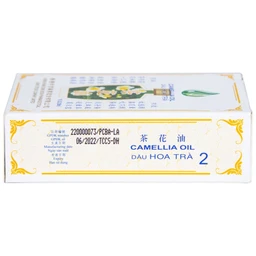 Dầu gió hoa trà Camellia 20ml Hong Kong Zung Seon giúp giảm cảm cúm, nghẹt mũi, chóng mặt, nhức đầu