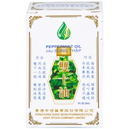 Dầu gió Song Thập Peppermint oil 5ml Hong Kong Zung Seon