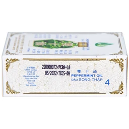 Dầu gió Song Thập Peppermint oil 5ml Hong Kong Zung Seon