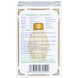 Dầu gió Song Thập Peppermint oil 30ml Hong Kong Zung Seon