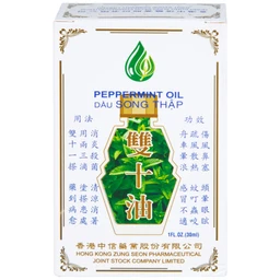 Dầu gió Song Thập Peppermint oil 30ml Hong Kong Zung Seon