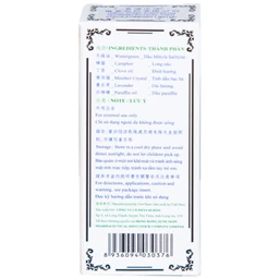 Dầu gió nóng Medicated Hong Kong Zung Seon 10ml hỗ trợ điều trị phong thấp, đau lưng nhức mỏi