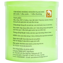 Tăm bông KamiCare vệ sinh tai, mũi (200 que)