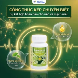 Viên uống hỗ trợ tăng tuần hoàn não, tốt cho tim mạch Omexxel Ginkgo 120 (60 viên) 3