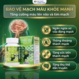 Viên uống hỗ trợ tăng tuần hoàn não, tốt cho tim mạch Omexxel Ginkgo 120 (60 viên) 4