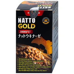 Viên uống hỗ trợ hoạt huyết, tăng cường tuần hoàn não Natto Gold 3000FU Royal Care (60 viên)