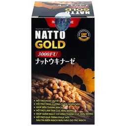 Viên uống hỗ trợ hoạt huyết, tăng cường tuần hoàn não Natto Gold 3000FU Royal Care (60 viên)