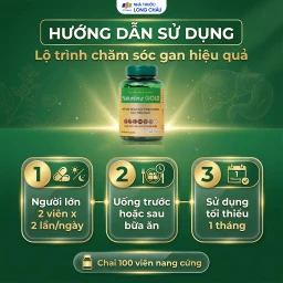 Viên uống hỗ trợ giải độc gan, giúp bảo vệ gan, giảm các triệu chứng của viêm gan Naturenz Gold DHG Pharma (100 viên) 5