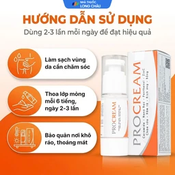 Kem bôi hăm tã, chàm sữa, bỏng, kích ứng da Procream 30g 5