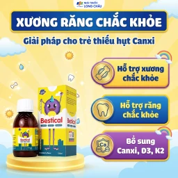 Siro giúp hỗ trợ xương và răng chắc khỏe Bestical Ergopharma (120ml) 4