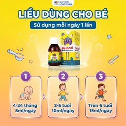 Siro giúp hỗ trợ xương và răng chắc khỏe Bestical Ergopharma (120ml) 5