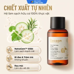 Nước tẩy trang Cocoon bí đao giúp làm sạch, loại bỏ bã nhờn (140ml) 3