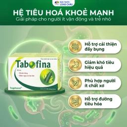 Viên hỗ trợ giảm nguy cơ táo bón Tabofina Traphaco (3 vỉ x 10 viên) 4