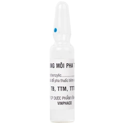 Thuốc tiêm Vinphason 100mg Vinphaco điều trị lupus ban đỏ hệ thống, hồng ban đa dạng nặng (1 lọ + 1 ống)