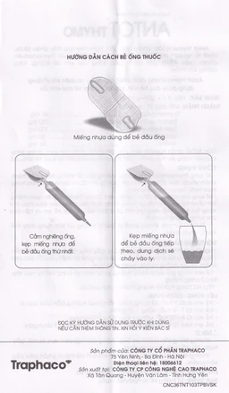 Dung dịch giúp ăn ngon miệng Antot Thymo Traphaco (2 vỉ x 10 ống)