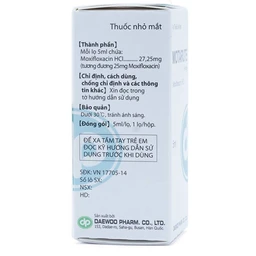 Thuốc nhỏ mắt Motarute Daewoo Pharm điều trị viêm kết mạc (5ml)