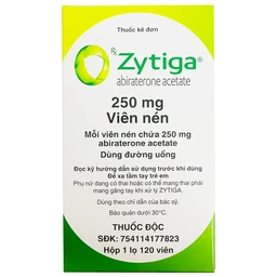 Thuốc Zytiga 250mg Janssen điều trị ung thư tuyến tiền liệt (120 viên)
