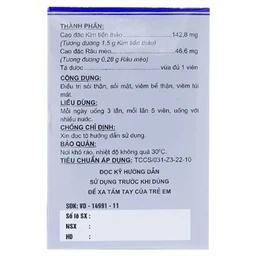 Viên nén Kimraso Forifarm điều trị sỏi thận, sỏi mật, viêm bể thận, viêm túi mật (60 viên)