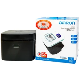 Máy đo huyết áp cổ tay Omron HEM 6161 hỗ trợ đo huyết áp, nhịp tim