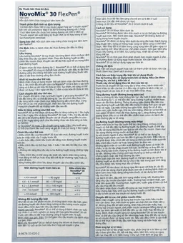 Bút tiêm NovoMix 30 FlexPen Novo Nordisk điều trị đái tháo đường (5 cây x 3ml)