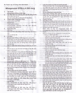 Viên nén Misoprostol Stella 200mcg giảm nguy cơ loét dạ dày (3 vỉ x 10 viên)