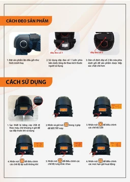 Máy massage (mát xa) đầu gối Fuji PG-2015F3 giúp cải thiện lưu thông máu và giảm bớt sự khó chịu của khớp gối