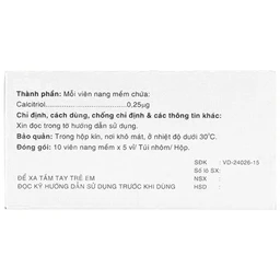 Thuốc Philbone-A Phil điều trị loãng xương, bệnh còi xương (5 vỉ x 10 viên)