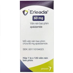 Thuốc Erleada 60mg Janssen điều trị các bệnh lý về ung thư tuyến tiền liệt (120 viên)