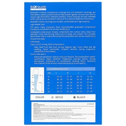 Vớ đùi giãn tĩnh mạch Biohealth Compression I size S