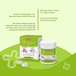 Bột nhuận tràng Buona Peginpol 100g cải thiện tình trạng táo bón cho trẻ từ 6 tháng tuổi