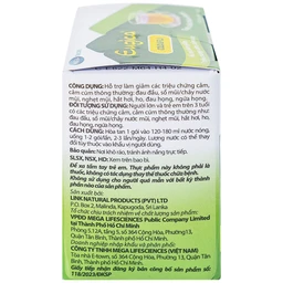Cốm hỗ trợ làm giảm các triệu chứng cảm Eugica Cold & Flu Mega (10 gói)